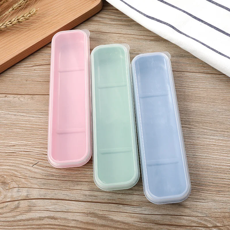 Bamboo Cutlery Travel - Caja de vajilla portátil, caja de