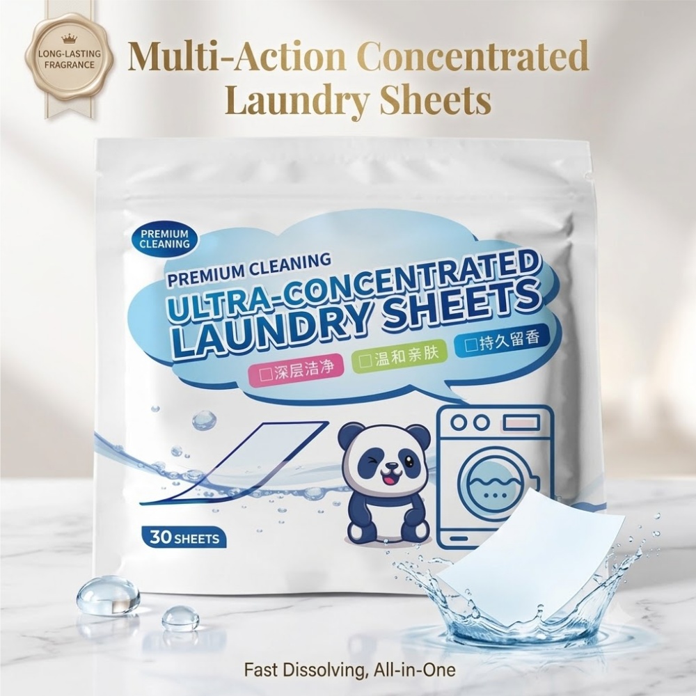 Laundry Strip Eco - Papel de Espuma para Lavandería, Quitamanchas