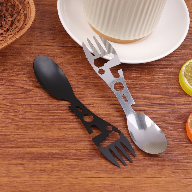 Bamboo Cutlery Travel - Juego de utensilios de camping de