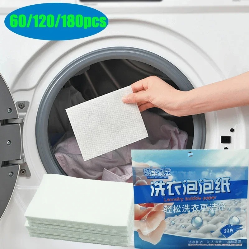 Laundry Strip Eco - 60/120/180 Uds hojas de detergente para