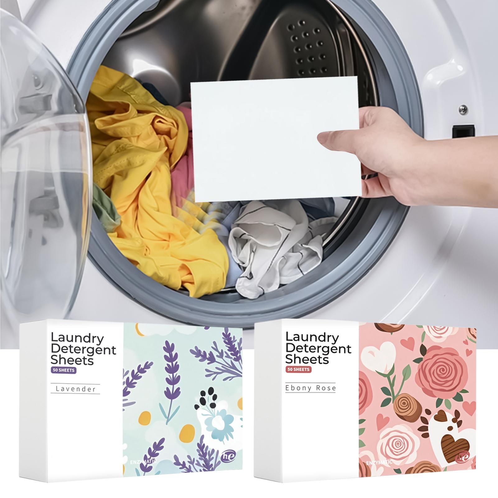 Laundry Strip Eco - Hojas de jabón de lavandería ecológicas,