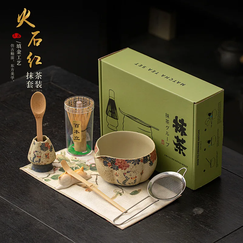 Dish Brush Bamboo - Juego de preparación de Matcha japonés
