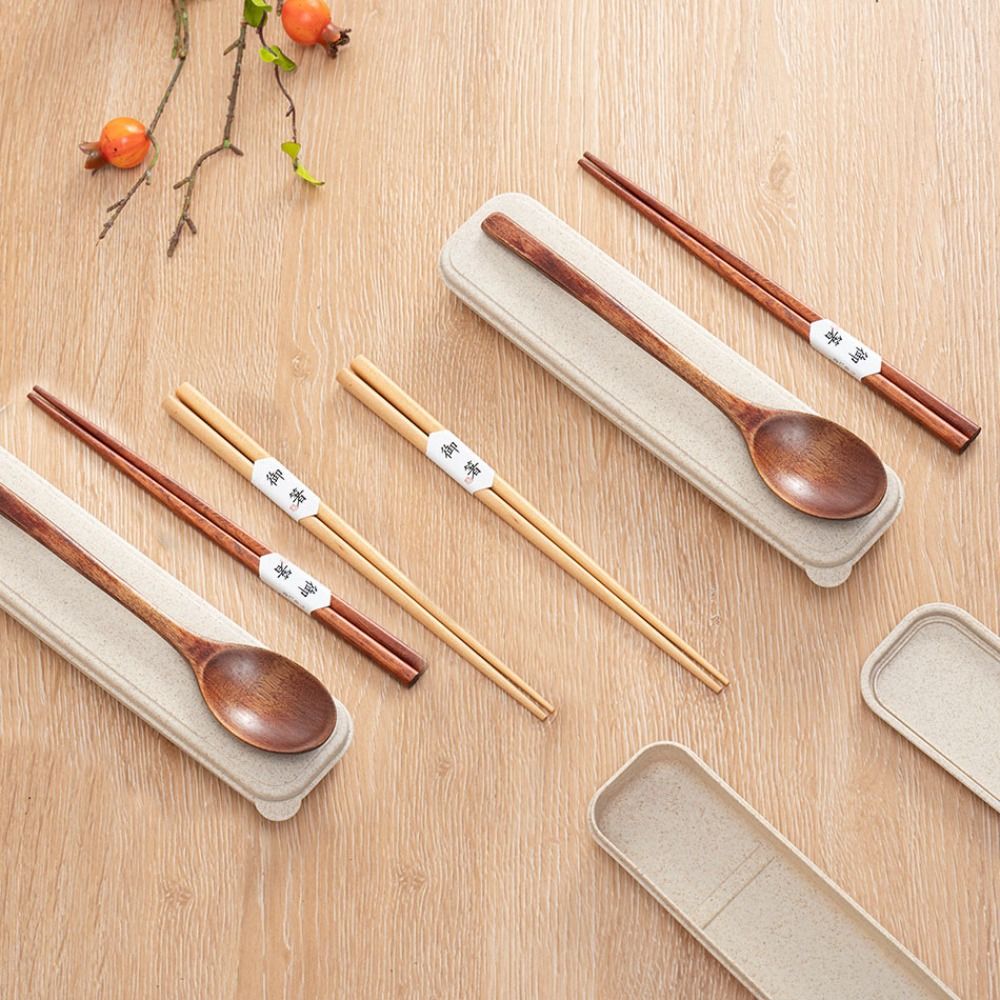 Juego de Cubiertos Portátiles  - Bamboo Cutlery Travel reseña y precio