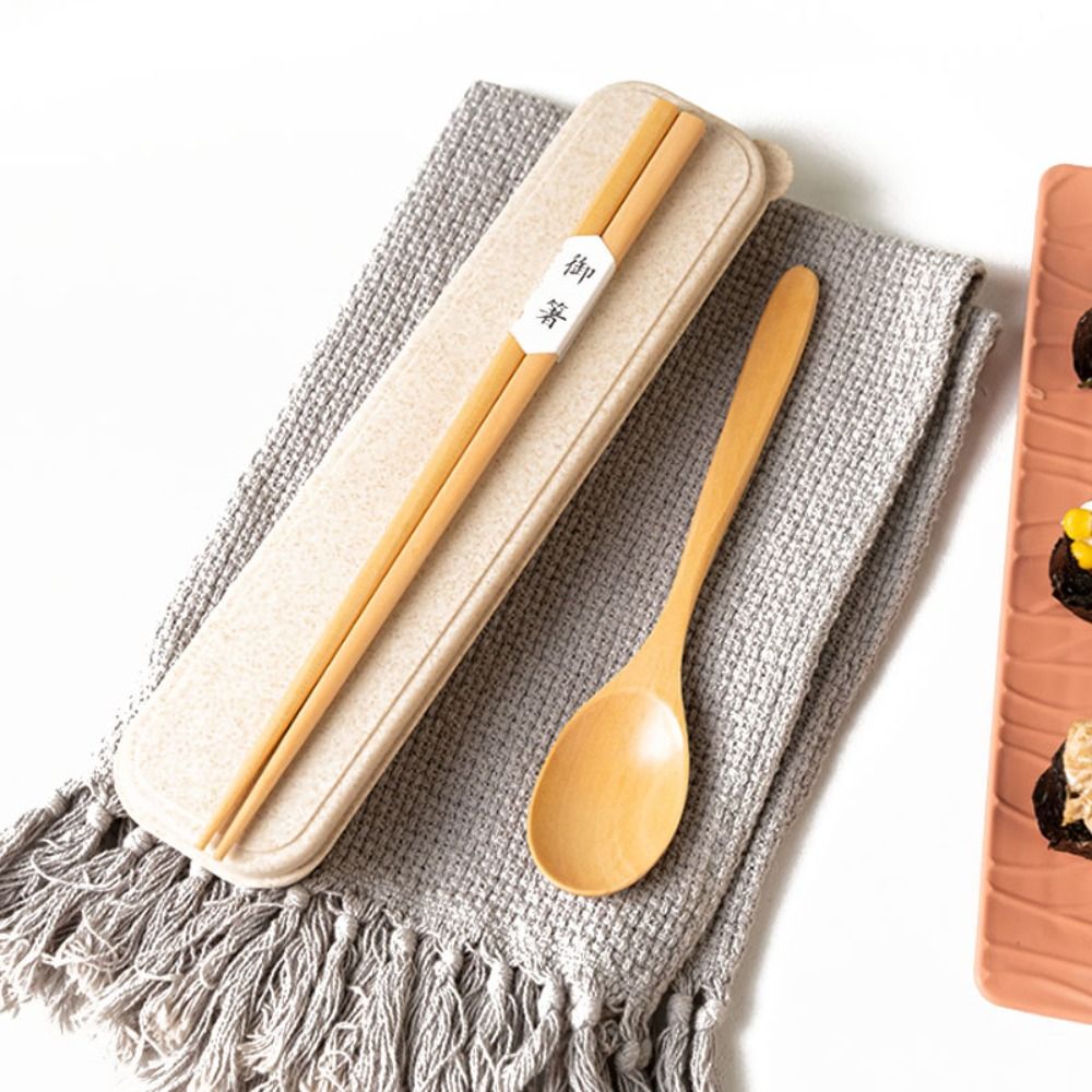 Juego de Cubiertos Portátiles  - Bamboo Cutlery Travel reseña y precio