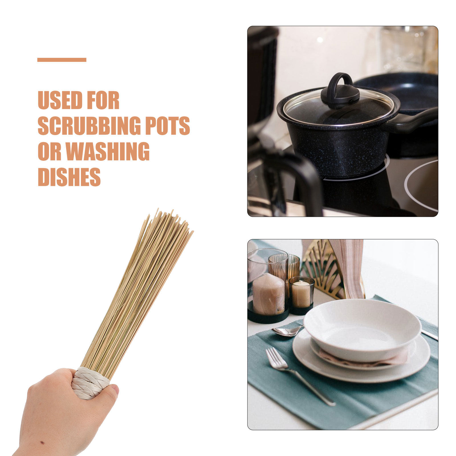 2 Cepillos de Limpieza con Man - Dish Brush Bamboo reseña y precio
