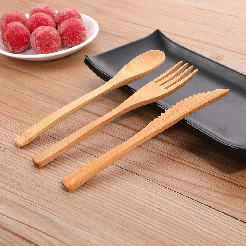 Juego de cubiertos de bambú co - Bamboo Cutlery Travel reseña y precio