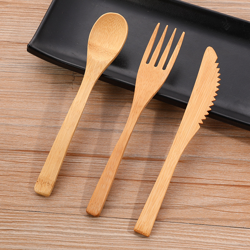 Juego de cubiertos de bambú co - Bamboo Cutlery Travel reseña y precio