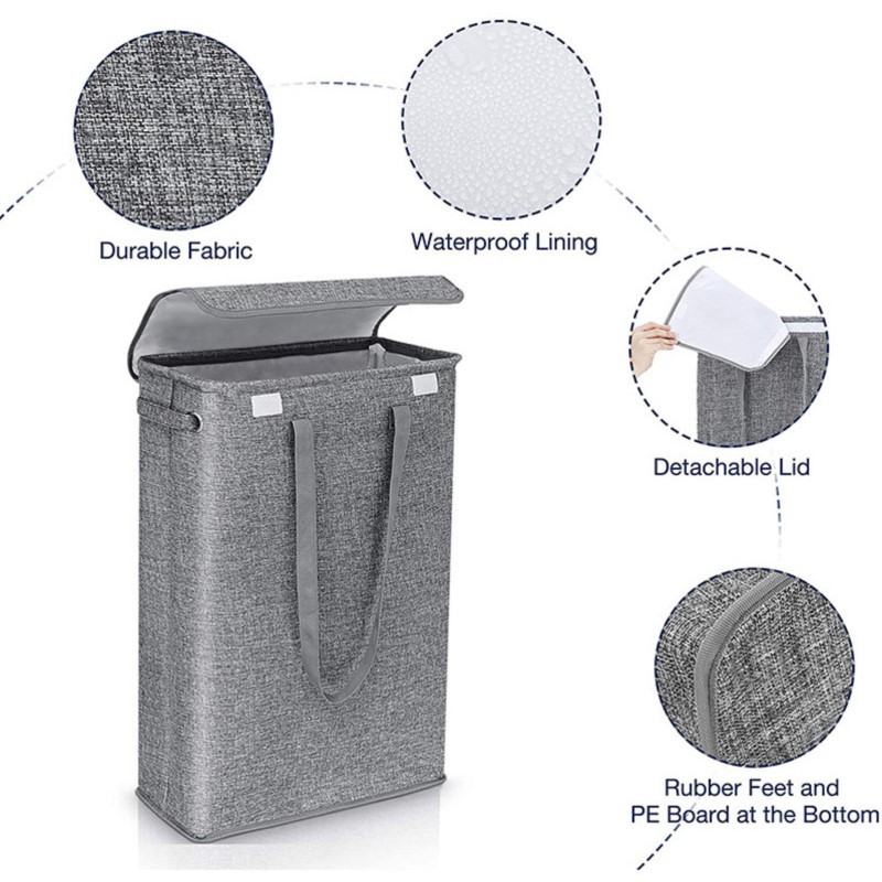 Cesta de lavandería de lino y  - Laundry Strip Eco reseña y precio