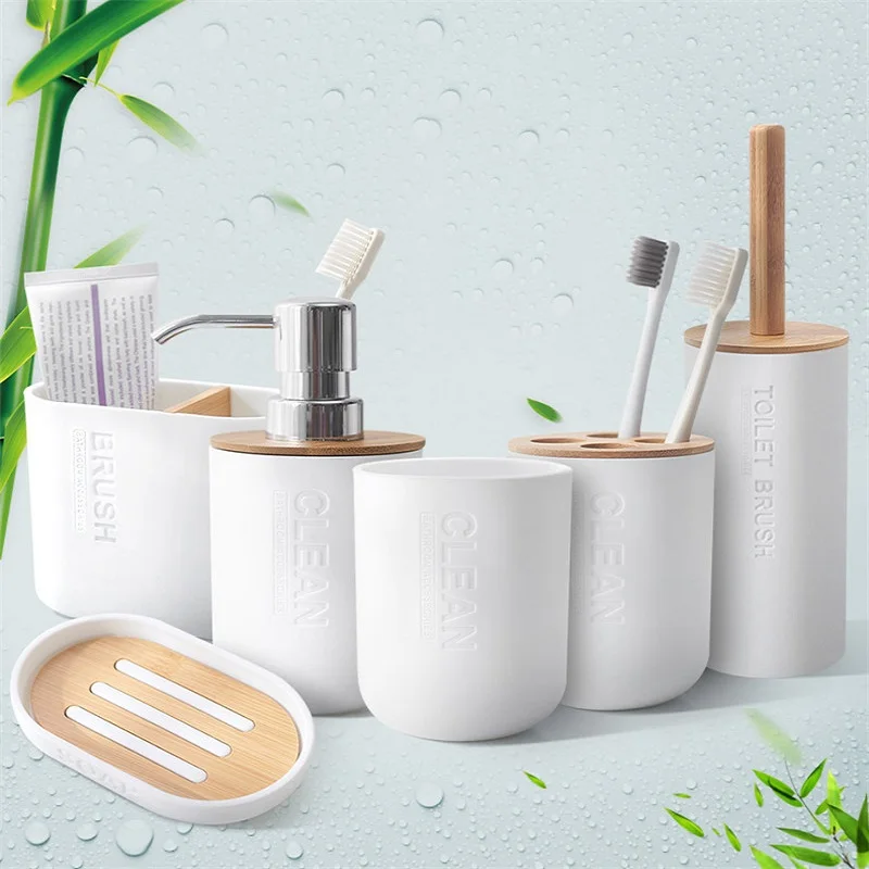 Accesorios de baño, dispensado - Dish Brush Bamboo reseña y precio