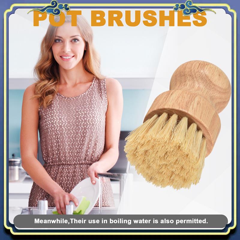 A56P-cepillo para platos de ba - Dish Brush Bamboo reseña y precio