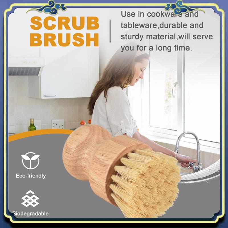 A56P-cepillo para platos de ba - Dish Brush Bamboo reseña y precio