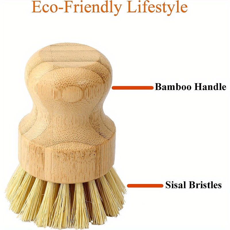 Cepillo de bambú para fregar p - Dish Brush Bamboo reseña y precio