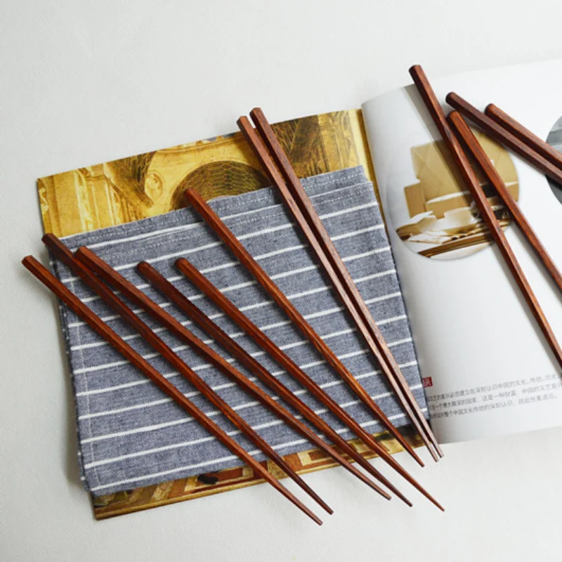Palillos de madera maciza para - Bamboo Cutlery Travel reseña y precio