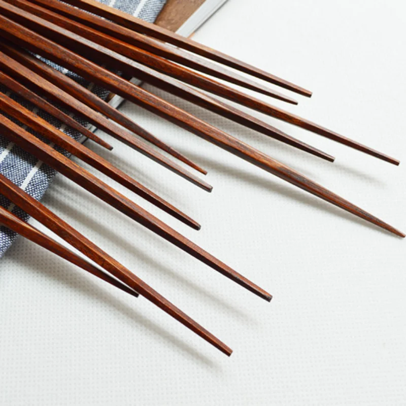 Palillos de madera maciza para - Bamboo Cutlery Travel reseña y precio