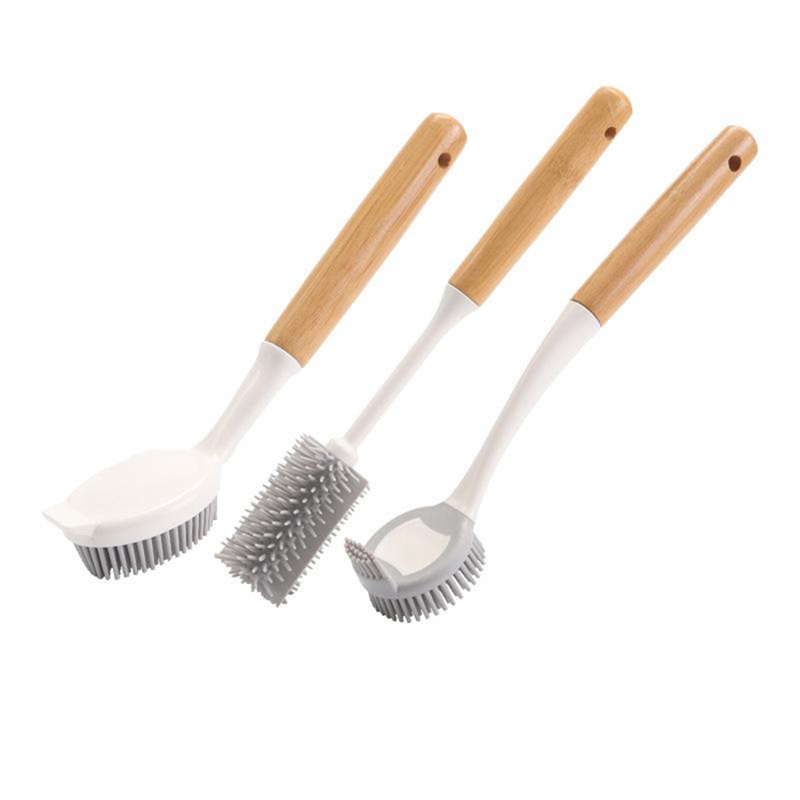 【Must-Haves】cepillo antiadhere - Dish Brush Bamboo reseña y precio