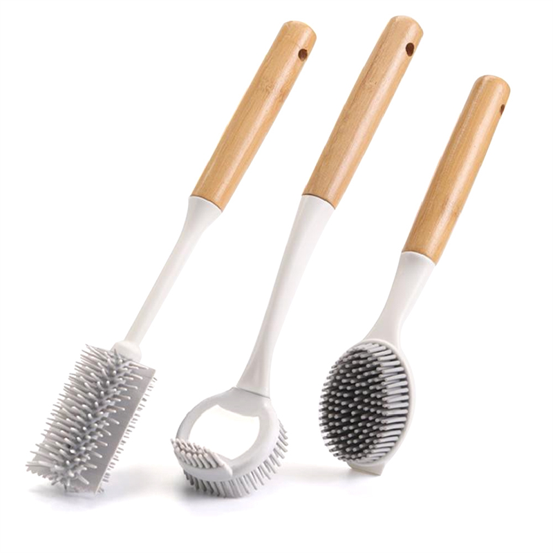 【Must-Haves】cepillo antiadhere - Dish Brush Bamboo reseña y precio