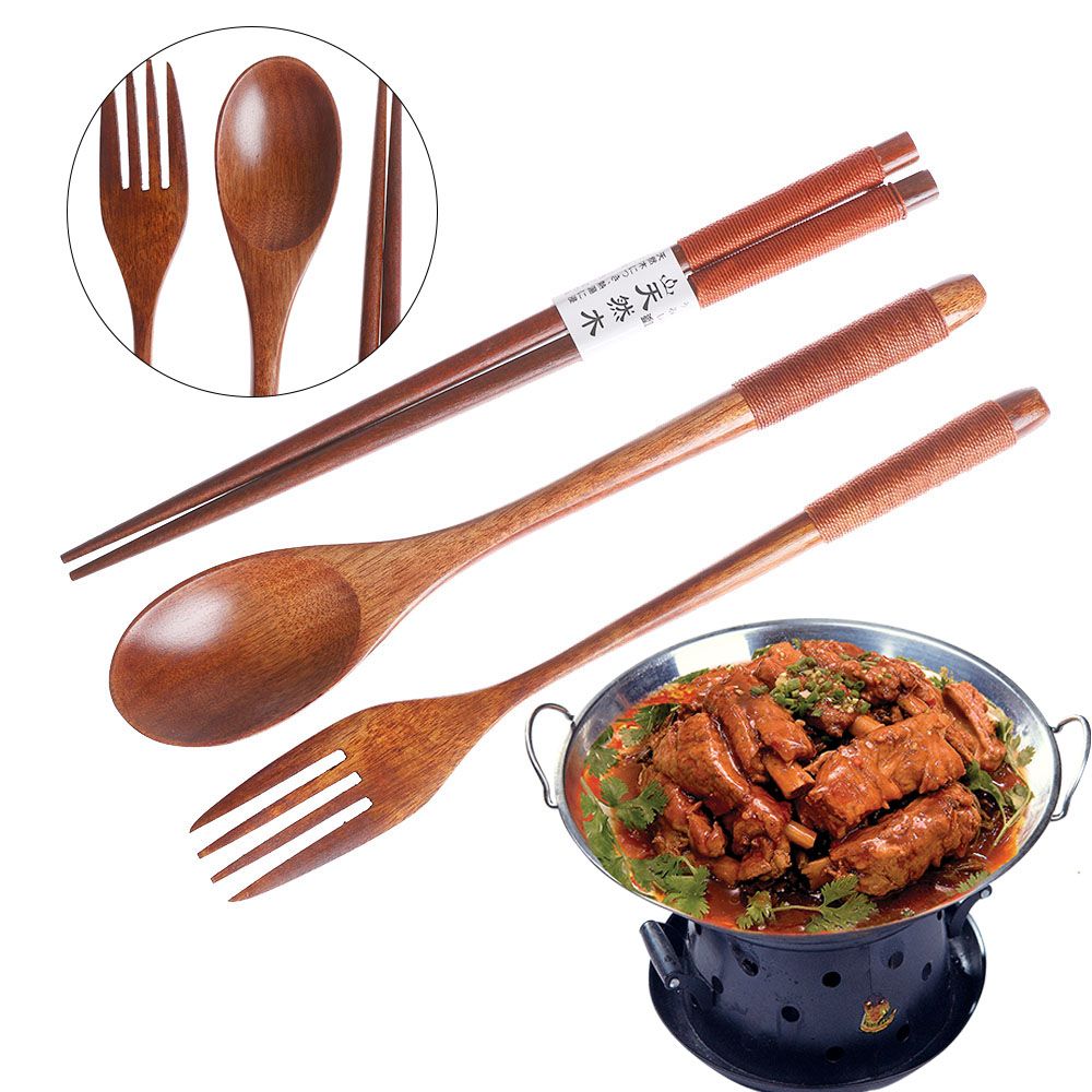 Juego de cubiertos de estilo j - Bamboo Cutlery Travel reseña y precio