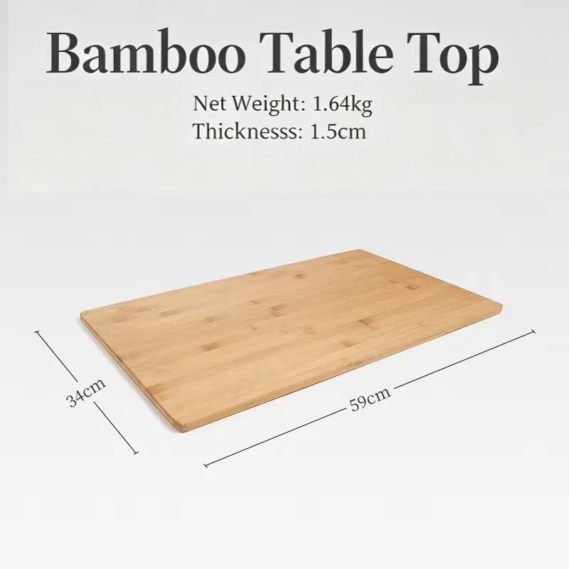 Mesa de camping plegable de ba - Bamboo Cutlery Travel reseña y precio