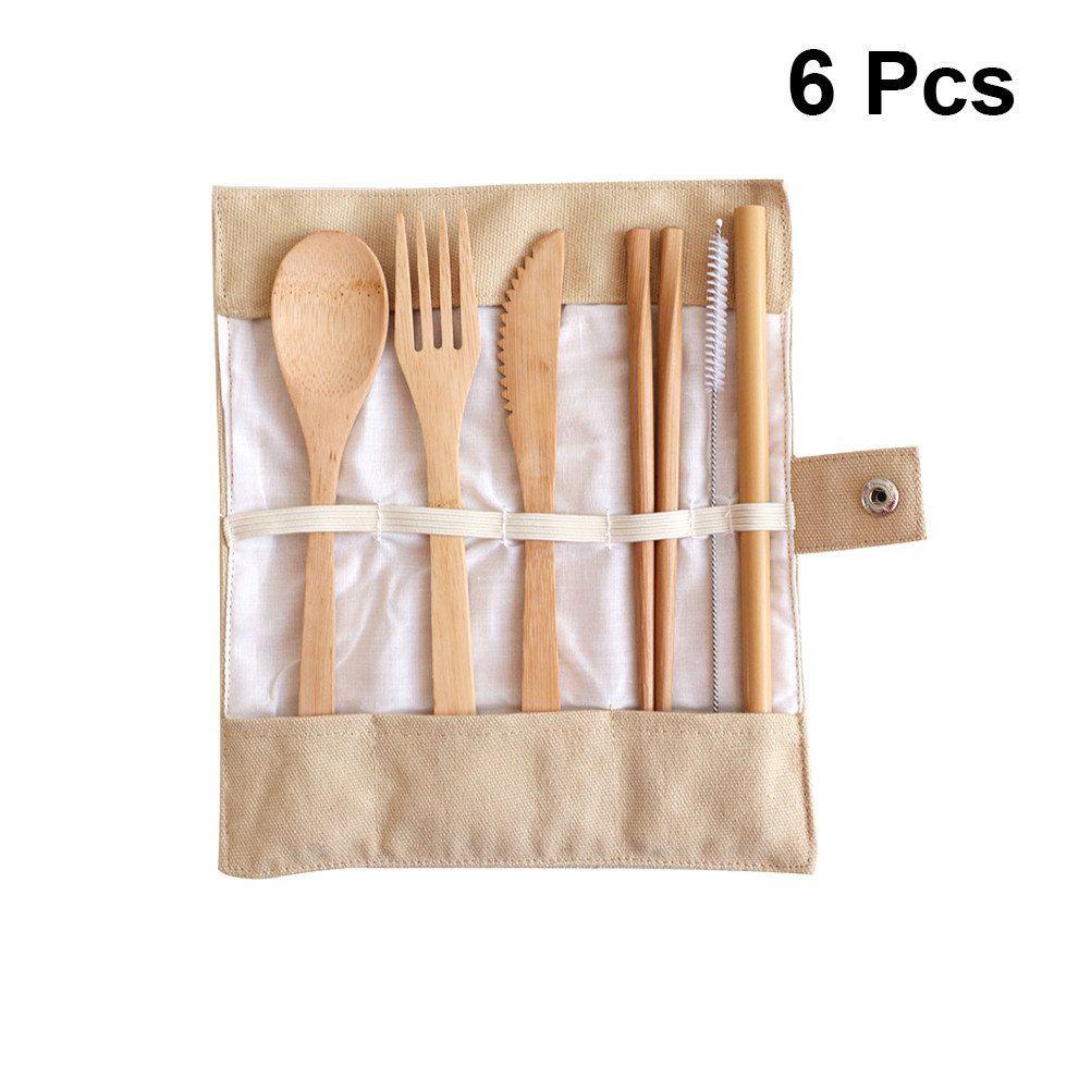 Juego de Cubiertos de Bambú de - Bamboo Cutlery Travel reseña y precio