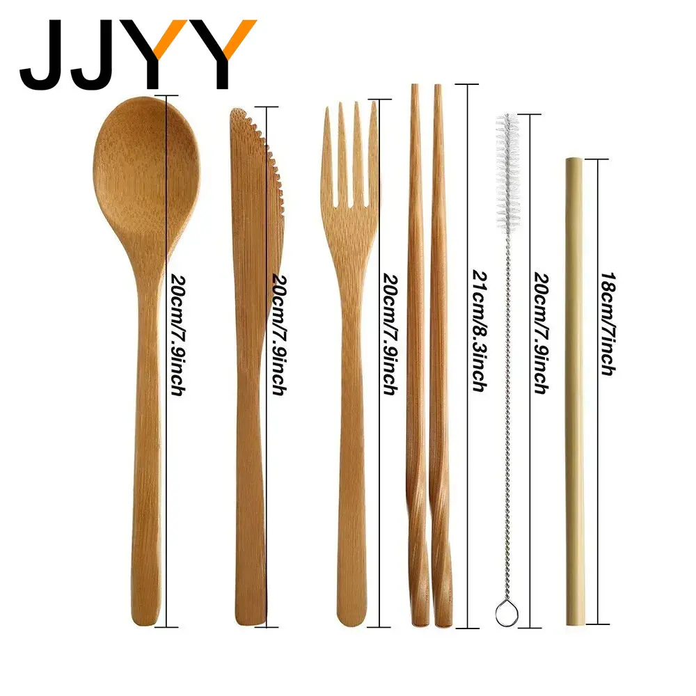 Juego de Cubiertos de Viaje Re - Bamboo Cutlery Travel reseña y precio