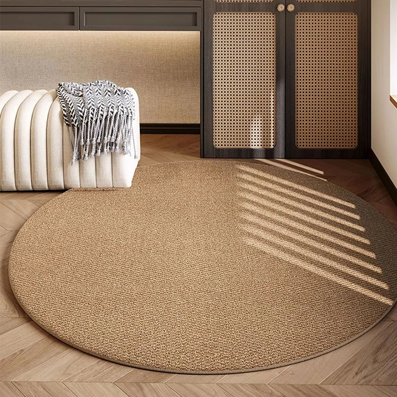 Alfombra Redonda Tejida Minima - Sustainable Living Homes reseña y precio